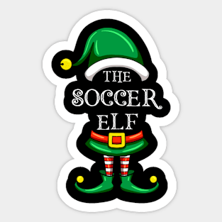 The Soccer Elf Matching Family Christmas Pajama Sticker